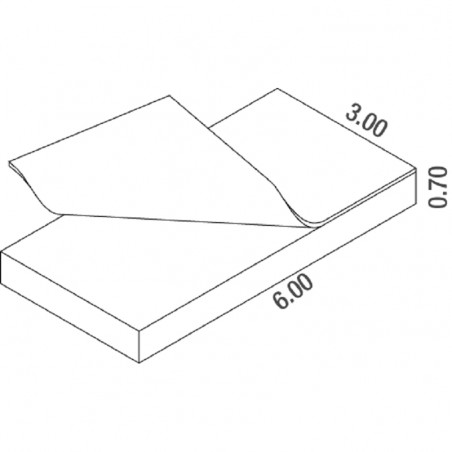 DIMASPORT INTERCLUB HIGH JUMP LANDING SYSTEM 6.00 X 3.00 X 0.70M