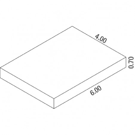 MATELAS HAUTEUR INTERNATIONAL6.00 X 4.00 X 0.70M