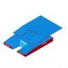 MATELAS PERCHE CLUB DIMASPORT 6.30 X 5.00 X 0.80/0.50 M