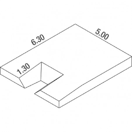MATELAS PERCHE CLUB DIMASPORT 6.30 X 5.00 X 0.80/0.50 M