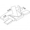 MATELAS PERCHE MEETINGDOUBLE ENTREE DIMASPORT10.00 X 5.00 X 0.80/0.50 M
