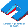 MATELAS PERCHE MEETINGDOUBLE ENTREE DIMASPORT10.00 X 5.00 X 0.80/0.50 M