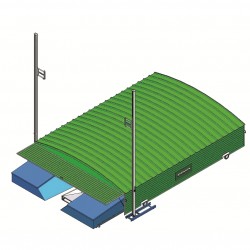 GARAGE POUR SAUTOIR PERCHE BASICPOUR SAUTOIR DE 5.00 X 4.25 M