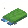 GARAGE POUR SAUTOIR PERCHE BASICPOUR SAUTOIR DE 5.00 X 4.25 M