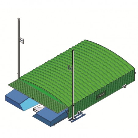 GARAGE POUR SAUTOIR PERCHE BASICPOUR SAUTOIR DE 5.00 X 4.25 M