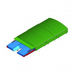 GARAGE INTEGRAL POUR SAUTOIR PERCHE INTERNATIONALPOUR SAUTOIR DE 8.00 X 6.00 M