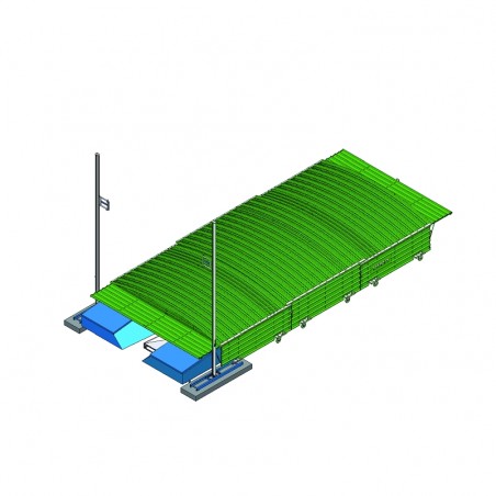 GARAGE POUR SAUTOIR PERCHEMEETING DOUBLE ENTREESPOUR SAUTOIR 10.00 X 5.00 M