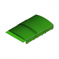 GARAGE INTEGRAL POUR SAUTOIR PERCHE CONCEPT IV POUR SAUTOIR DE 9.50 X 6.20 M