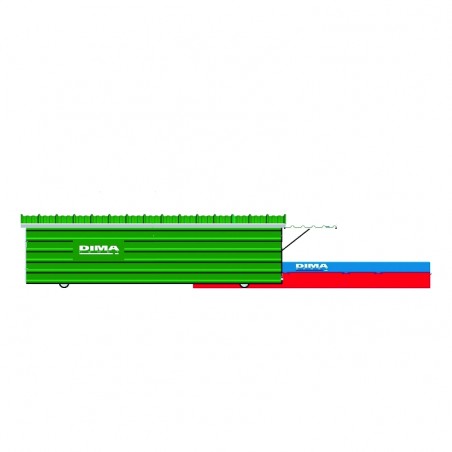 SHED FOR CLUB HIGH JUMP LANDING SYSTEM FOR 5.00 X 3.00 M MATS