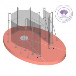CAGE MARTEAU ALUMINIUM WORLD ATHLETICSA SCELLER