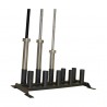 RANGE-BARRES VERTICAL10 BARRES OLYMPIQUES