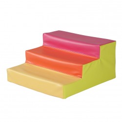 MINI ESCALIER EN MOUSSEPOUR ENFANT DE 6-18 MOIS2 OU 3 MARCHES