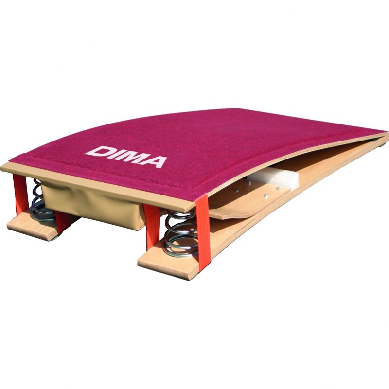 TREMPLIN DE COMPETITION DYNAMIQUE AVEC RESSORTS120 X 60 X 21.5 CM