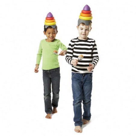 CHAPEAU DE CLOWN EN EQUILIBRE