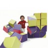 PUZZLE POUR ENFANT EN CUBES DE MOUSSE GEANTJEU DE CONSTRUCTION