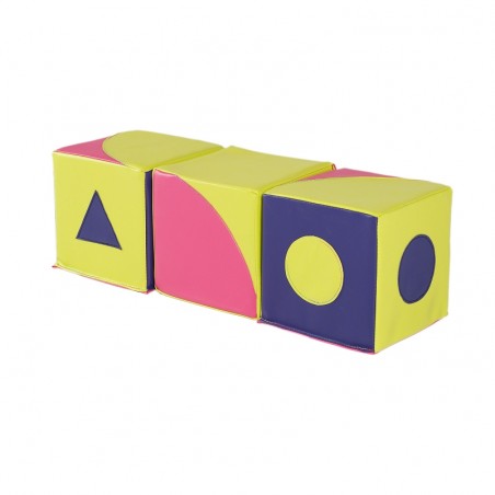 PUZZLE POUR ENFANT EN CUBES DE MOUSSE GEANTJEU DE CONSTRUCTION