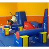 RAISED BALANCE BEAMFOAM FOR CHILDRENS120 x 60 x 55 CM