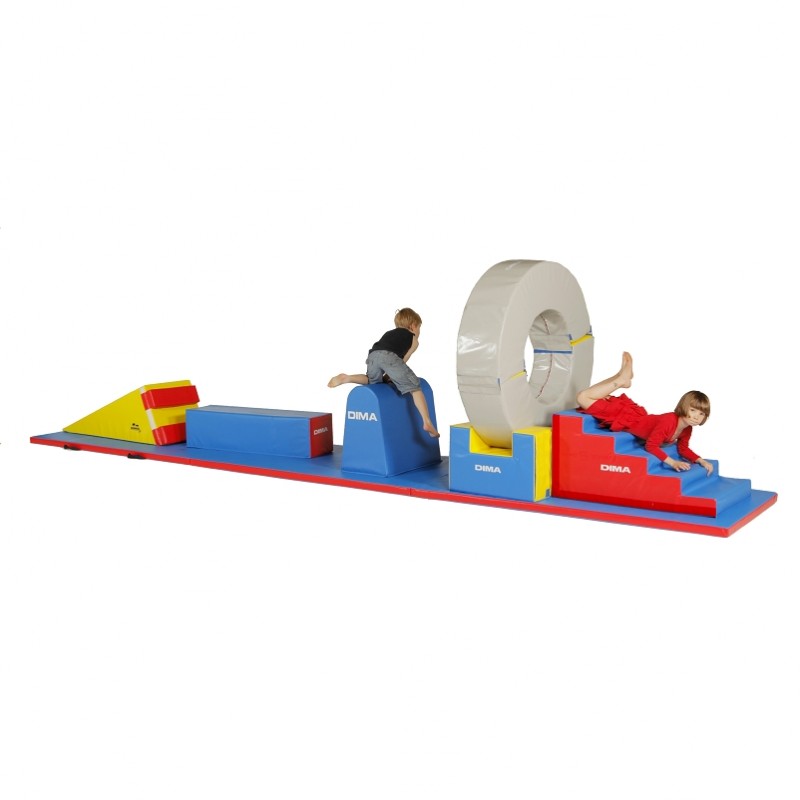 JUMPING MOTOR SKILL OBSTACLE COURSE9 FOAM MODULESFOR 3-6 YEARS OLD CHILDRENS