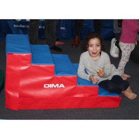 PARCOURS DE MOTRICITÉ PIC ET PONT6 MODULES MOUSSEPOUR ENFANT DE 3-6 ANS