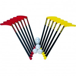 KIT UNIHOCKEY JEU DE 12 CROSSES ET 6 BALLES
