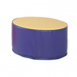 MINI POUF OVAL POUR ENFANT26 X 34 CM