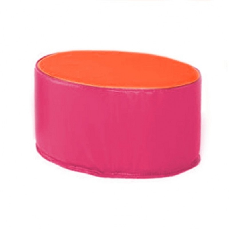 MINI POUF OVAL POUR ENFANT26 X 34 CM