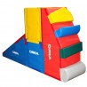 MINI GYM KID - 5 MODULESFOAM OBSTACLE COURSEFOR 3-12 YEARS OLD CHILDRENS