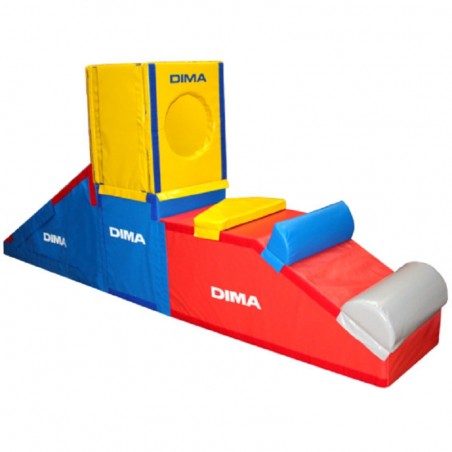 MINI GYM KID - 5 MODULESFOAM OBSTACLE COURSEFOR 3-12 YEARS OLD CHILDRENS