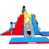 GYM KID - 7 MODULESFOAM OBSTACLE COURSEFOR 3-12 YEARS OLD CHILDREN