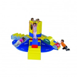 PARCOURS DE MOTRICITÉ DES DIABOLIQUES22 MODULES MOUSSEPOUR ENFANTS DE 2-8 ANS