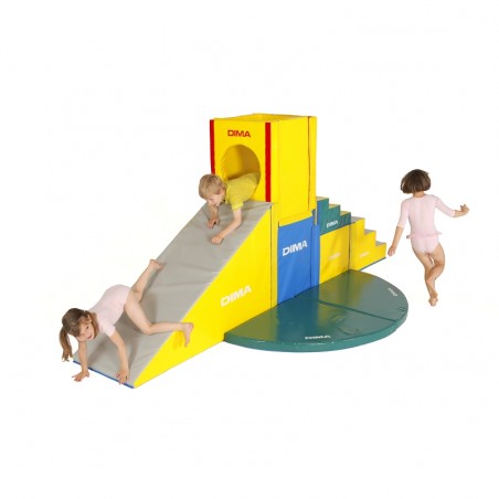 MOUNTAINEER OBSTACLE COURSE10 FOAM MODULESFOR 2-8 YEARS OLD CHILDRENS