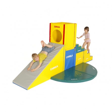 MOUNTAINEER OBSTACLE COURSE10 FOAM MODULESFOR 2-8 YEARS OLD CHILDRENS