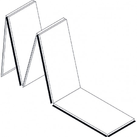 CHEMIN DE GYMNASTIQUE VELCRO PERIMETRE TOTAL 800X100X5.5CM