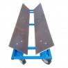 CHARIOT DE TRANSPORT POUR PISTE ENROULABLESUR ROULETTE
