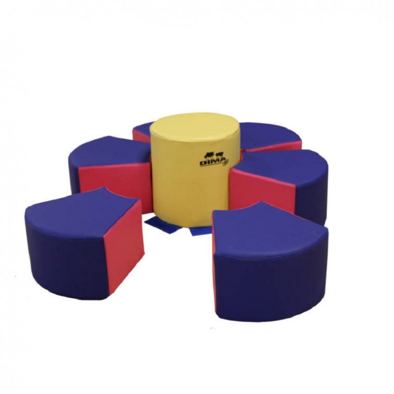 FLOWER SHAPED CHILDREN'S READING SETUP
