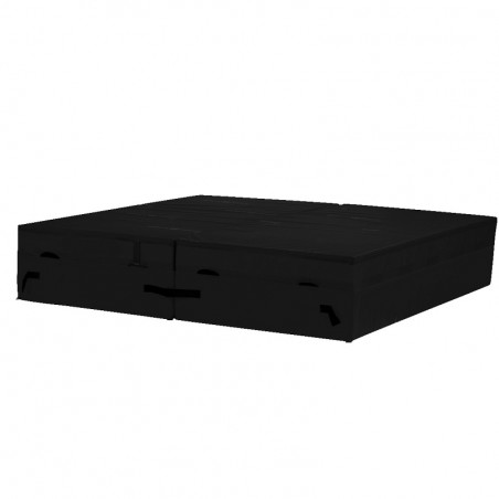 MATELAS DE CHUTE CIRQUE SPECTACLE MONOBLOC NOIR JUXTAPOSABLE18KG/M2