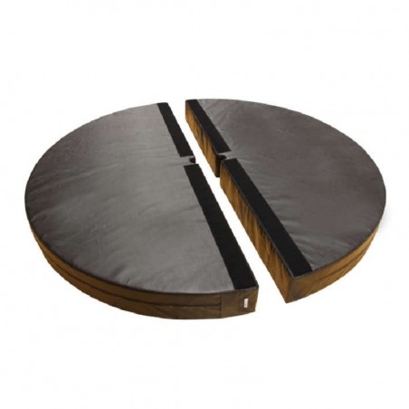 MATELAS DE CIRQUE NOIR ROND POUR MAT CHINOIS