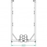COMPETITION-LEVEL POST AND NET BADMINTON SETPER PAIR