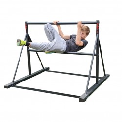 DOUBLE BARRES FENETRE PARKOUR AVEC TIRANTS - 1M25