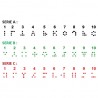 PINCES DE CONTROLE POUR COURSE D’ORIENTATIONLOT DE 10