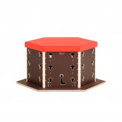PROTECTION CUIR BOXES PARKOUR HEXAGONALE