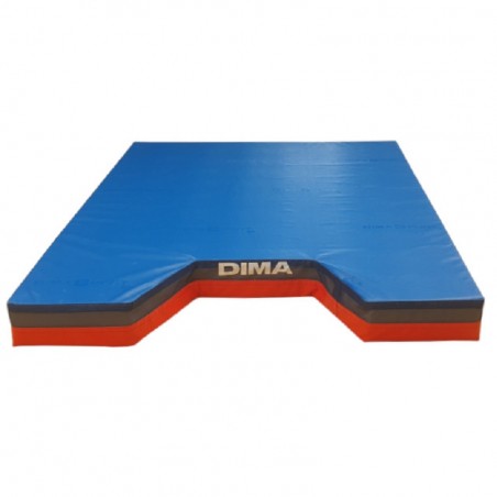 MATELAS DE CHUTE NAGE-KOMI AVEC ENCOCHE TRAPEZOIDALE240 X 200 X 20 CM