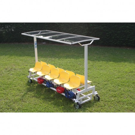 ABRI DE PISTE MOBILE 10 SIEGESPOUR ATTENTE / REPOS DES ATHLETES 
