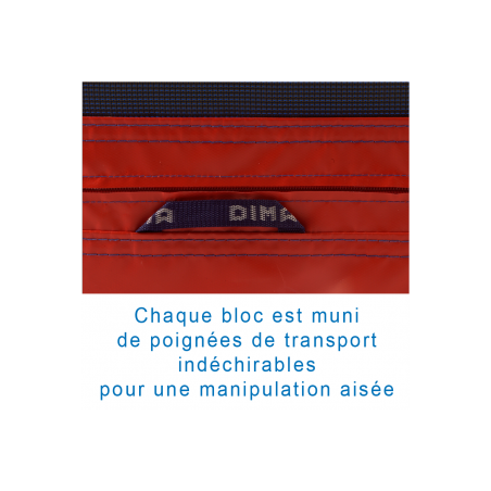 SAUTOIR DE SAUT EN HAUTEUR DIMASPORTREPLIABLE EN 3 PARTIES