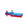 MATELAS DE RECEPTION DIMASPORTMONOBLOC JUXTAPOSABLE AVEC SANGLE