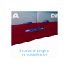 MATELAS DE RECEPTION DIMASPORTMONOBLOC JUXTAPOSABLE AVEC SANGLE
