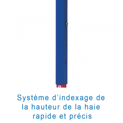HAIE INTERNATIONALE ALUMINIUM PEINTE