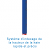 HAIE INTERNATIONALE ALUMINIUM PEINTE