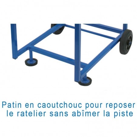 CHARIOT DE TRANSPORT DE DISQUESCAPACITÉ 28 DISQUES