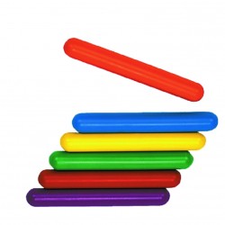 TEMOINS DE RELAIS PLASTIQUELE JEU DE 6